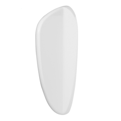 Wallgate Solid Surface Divider for CWU Urinal - Front Fixed - White